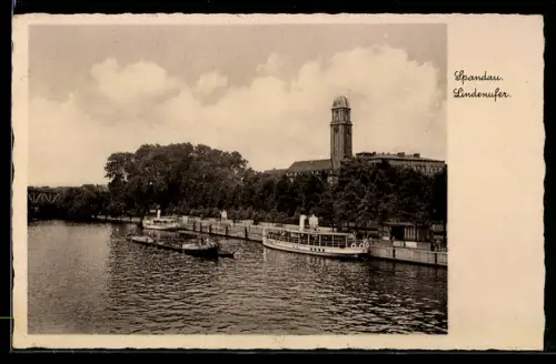 AK Berlin-Spandau, Partie am Lindenufer