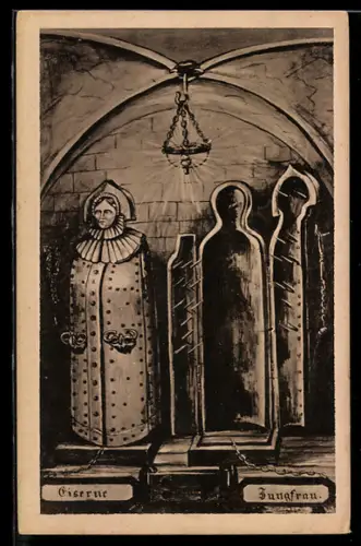 AK Nürnberg, Eiserne Jungfrau, Foldterkammer