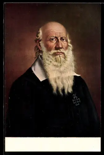 AK Turnvater Jahn mit Eisernem Kreuz