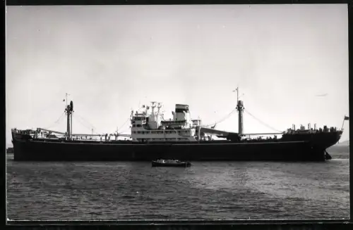 Fotografie Sowjetisches Frachtschiff Krasnodar in Seitenansicht, ehemaliges schwedisches Schiff Skaneland von 1925
