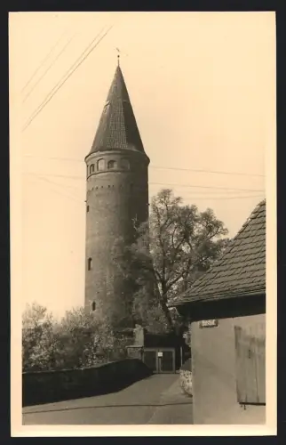 Fotografie unbekannter Fotograf, Ansicht Zörbig, Turm vom Ratshof gesehen