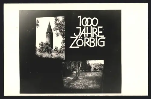 Fotografie unbekannter Fotograf, Ansicht Zörbig, Blick zum Turm