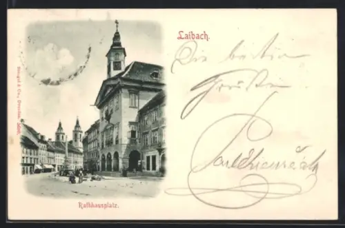 AK Laibach, Rathausplatz