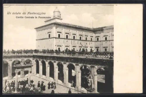 AK Montecassino, Cortile Centrale in Pentecoste