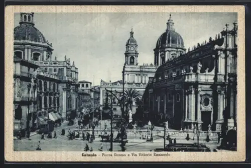 AK Catania, Piazza Duomo e Via Vittorio Emanuele