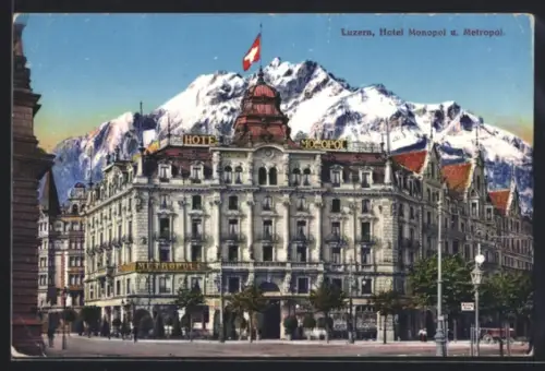 AK Luzern, Hotel Monopol u. Metropol