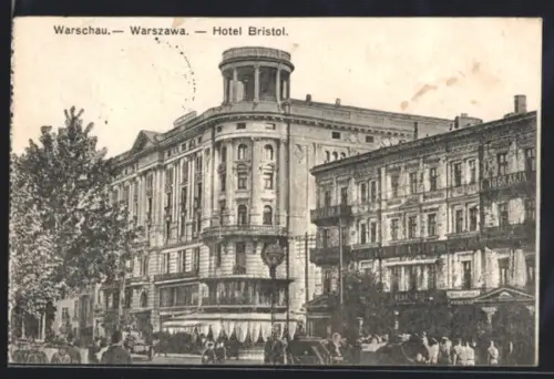 AK Warschau, Hotel Bristol