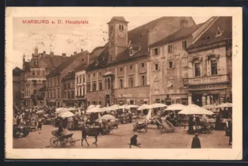 AK Marburg a. D., Hauptplatz