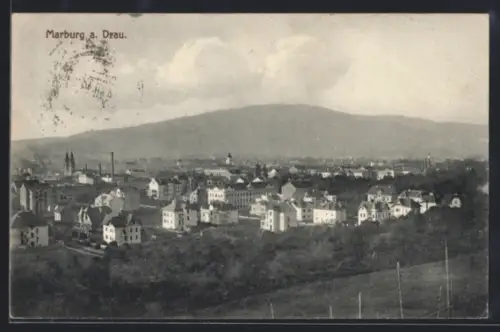 AK Marburg a. Drau., Panorama