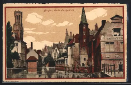 AK Bruges, Quai du Rosaire