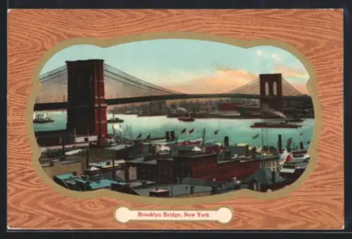 AK New York, NY, Brooklyn Bridge