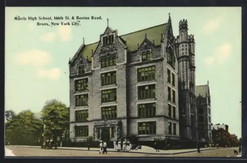 AK New York, NY, Bronx, Morris High School, 166th St. & Boston Road