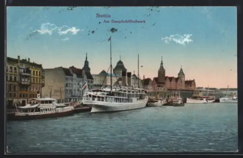 AK Stettin, Am Dampfschiffbollwerk