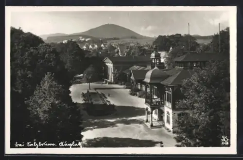 AK Bad Salzbrunn, Kurplatz