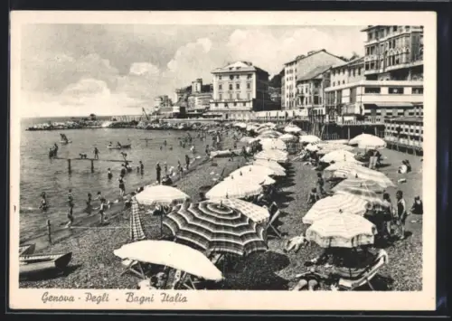 AK Genova, Pegli, Bagni Italia