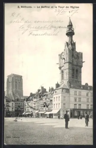 AK Béthune, Le Beffroi et la Tour de l`Eglise