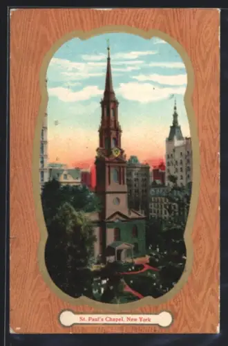 AK New York, NY, St. Paul`s Chapel
