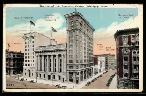 AK Winnipeg /Man., Section of the Financial Centre