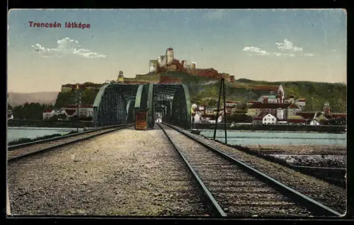 AK Trencsén, Trencsén látképe