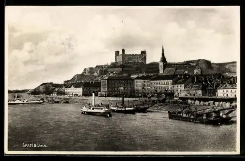 AK Bratislava, Schloss und Donaupartie