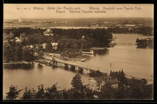 AK Wiborg, Utsikt från Papula park