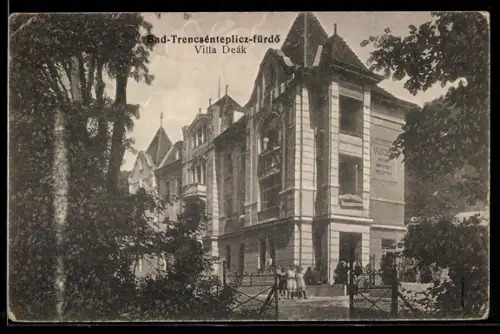 AK Trencsénteplicz-fürdö, Villa Deák