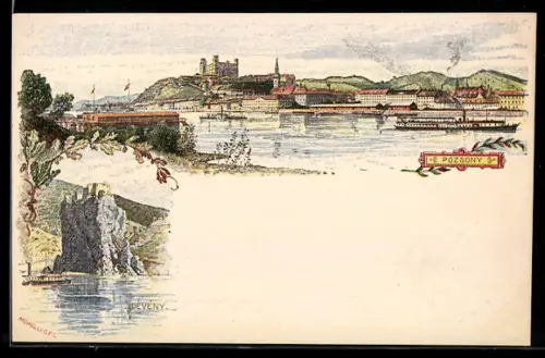 Künstler-AK Pozsony, Dévény