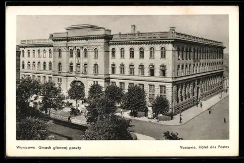 AK Warszawa, Gmach glównej poczty