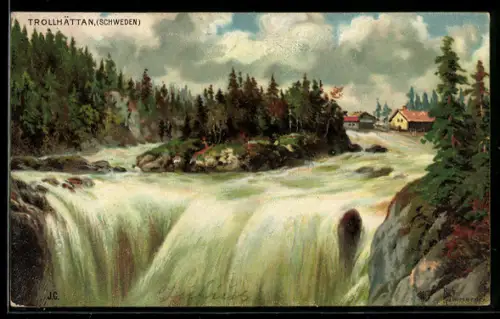 AK Trollhättan, Wasserfall