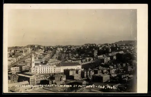 AK Auckland, South-East View From St Matthews
