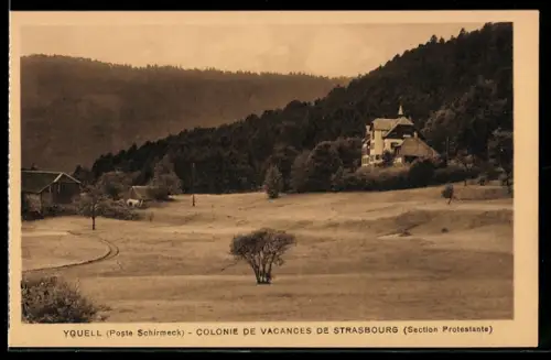 AK La Broque, Colonie de vacances de Strasbourg, Yquell