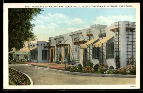 AK Flintridge, CA, Residence of Mr. and Mrs. James Cruze