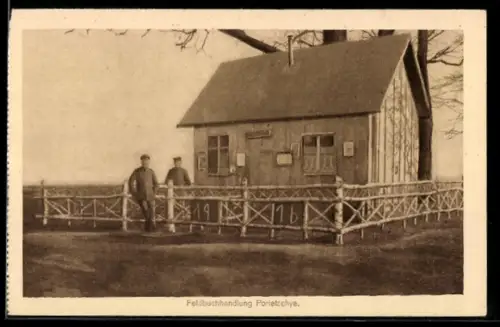 AK Porietschye, Feldbuchhandlung