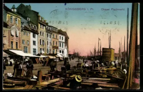 AK Königsberg i. Pr., Oberer Fischmarkt