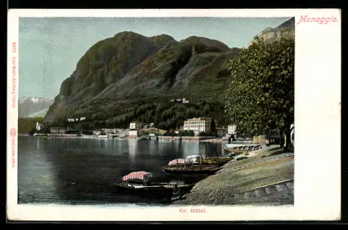 AK Menaggio, Gr. Hôtel e vista sul lago di Como