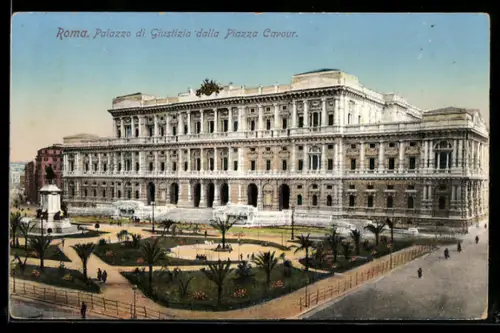AK Roma, Palazzo di Giustizia dalla Piazza Cavour