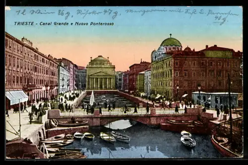 AK Trieste, Canal Grande e Nuovo Ponterosso