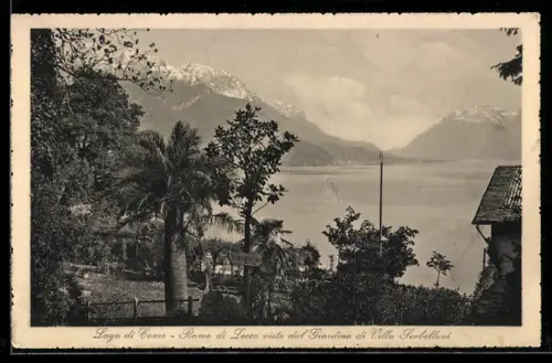AK Lecco, visto dal Giardino di Villa Serbelloni