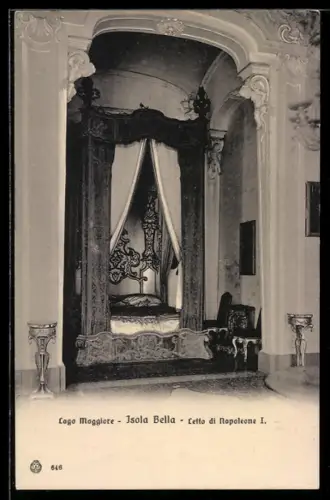 AK Isola Bella /Lago Maggiore, Letto di Napoleone I.