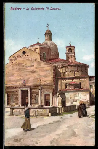 Künstler-AK Padova, La Cattedrale