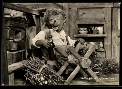 AK Alles für die Gesundheit!, Mecki mit Bierflasche