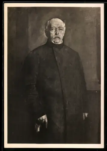 AK Fürst Bismarck in Zivil, Gemälde von Franz von Lenbach