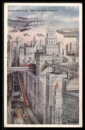 AK New York, NY, Future New York The cicty of Skycrcrapers