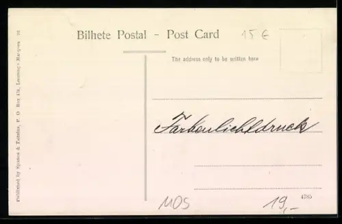 AK Lourenco Marques, Rue Araujo