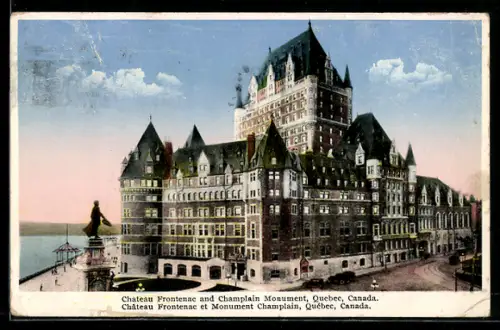 AK Quebec, Chateau Frontenac and Champlain Monument