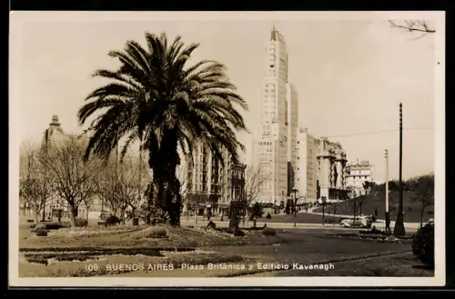 AK Buenos Aires, Plaza Britanica y Edificio Kavanagh