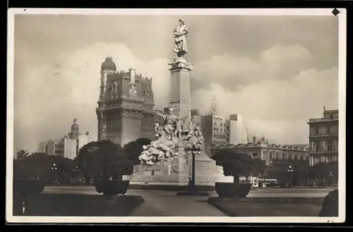 AK Buenos Aires, Columbus-Denkmal