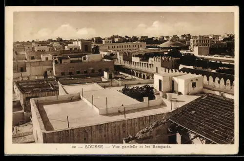 AK Sousse, Vue partielle et les Remparts