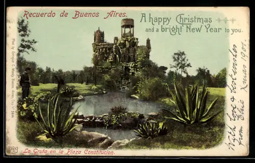 AK Buenos Aires, La Gruta en la Plaza Constitucion