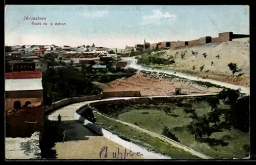 AK Jérusalem, Route de la station